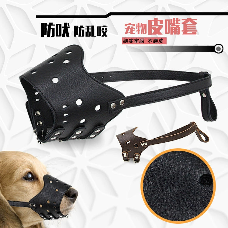 Dog Leather Muzzle