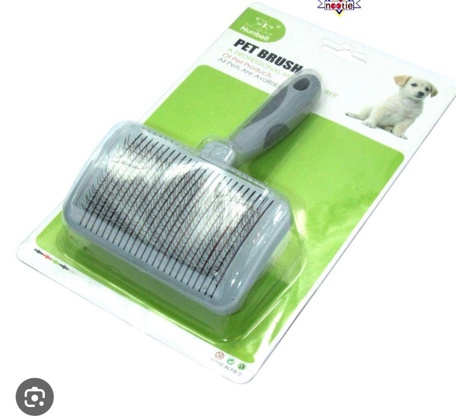 NUNBELL - Self Cleaning Slicker Brush