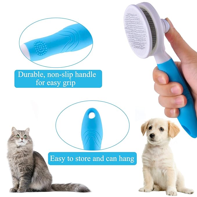 Pet Self Cleaning Slicker Brush