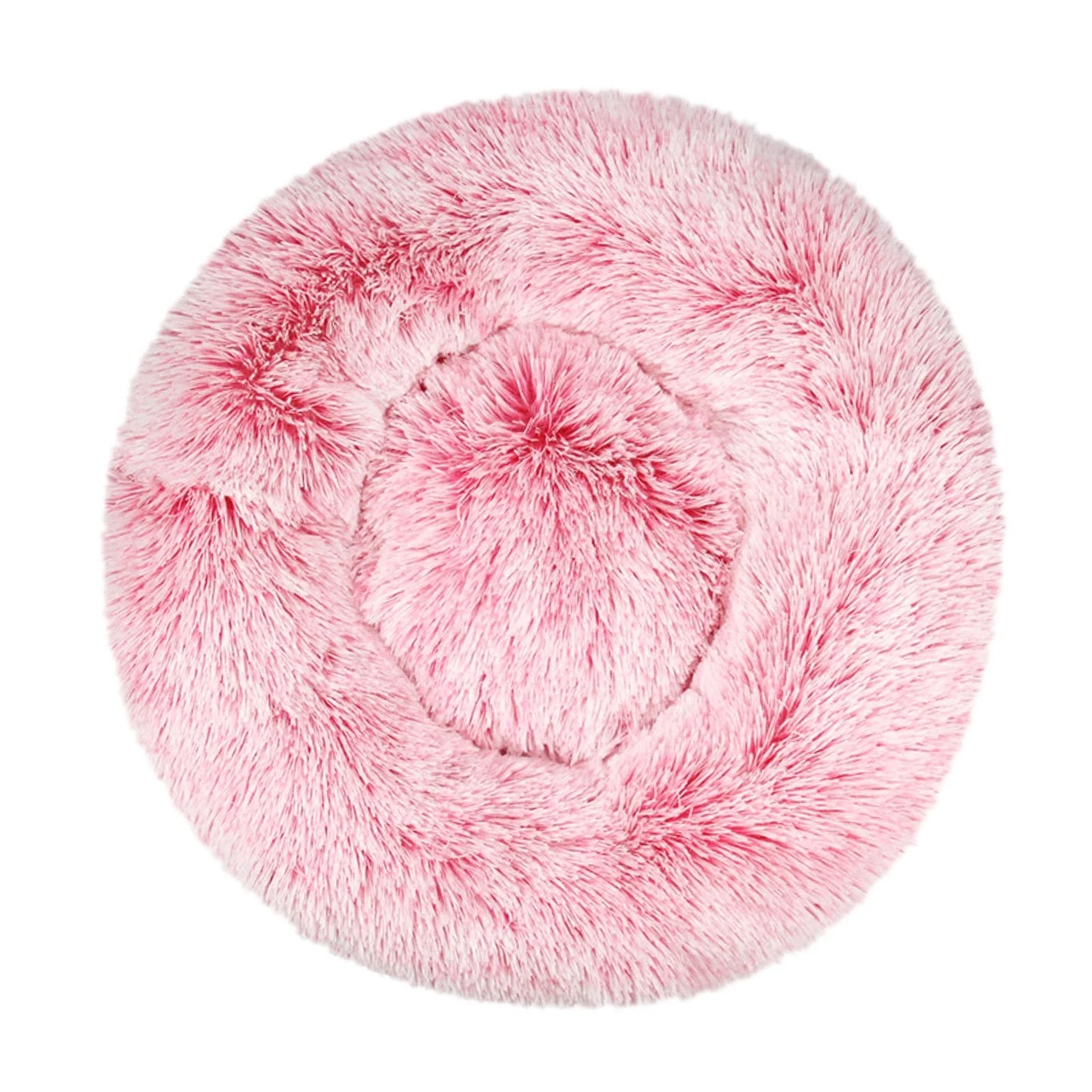 Round Plush Fur Pet Bed
