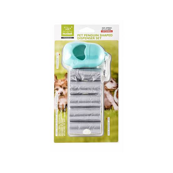 NUNBELL - POOP Bag Rolls With Bag Dispenser