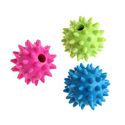 NUNBELL - Classic Rubber Spike Ball with Bell