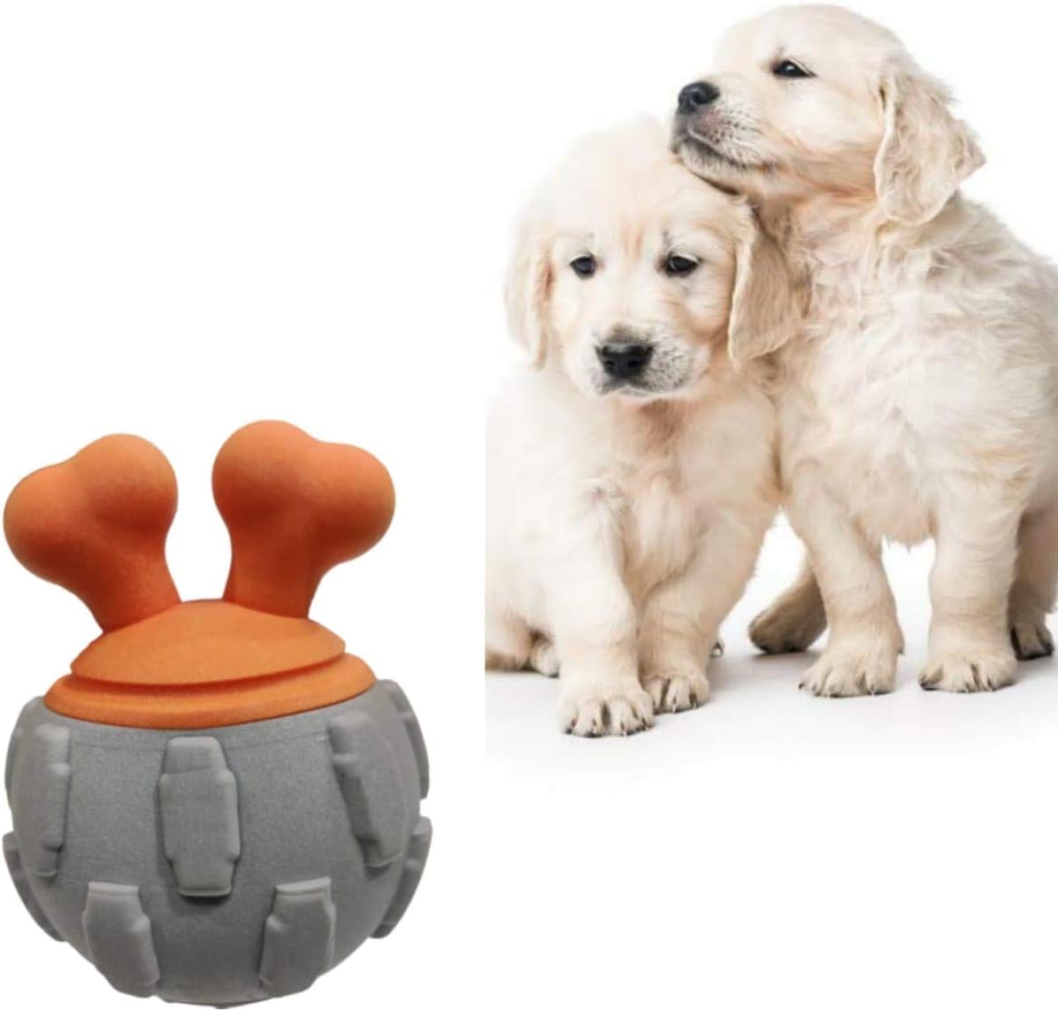 2 Bone Horn Ball Toy