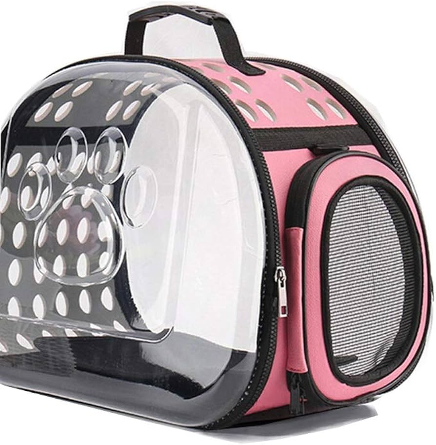 Transparent Paw Carrier Bag