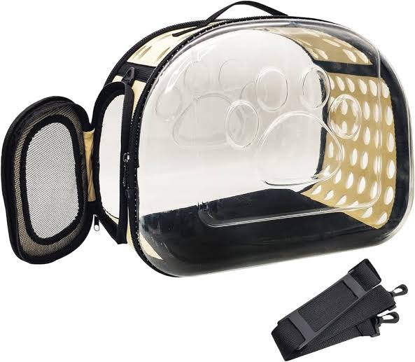 Transparent Paw Carrier Bag