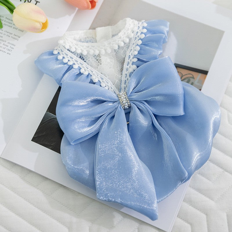 STREAMER SKIRT WITH BIG BOW