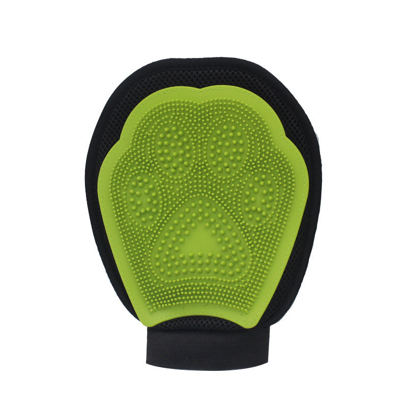 3 PIECE GROOMING KIT - Pet Bath Glove, Slicker Brush and Comb