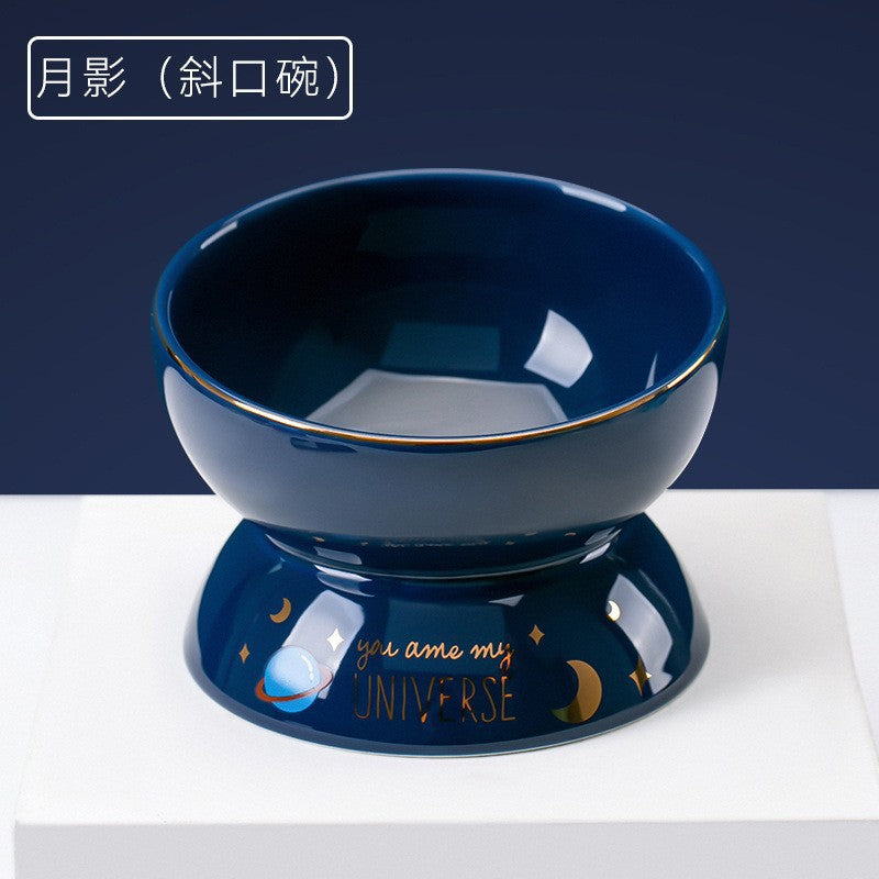 Single Ceramic Slanted Bowl