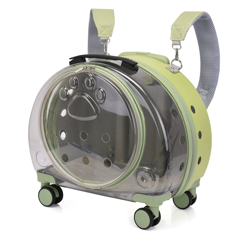 Pet Transparent Trolley Carrier