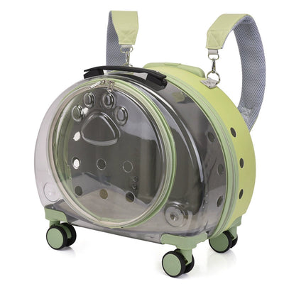 Pet Transparent Trolley Carrier