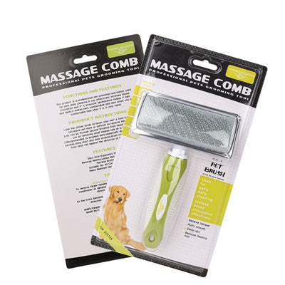 MASSAGE COMB - High/Low Pin Slicker Brush