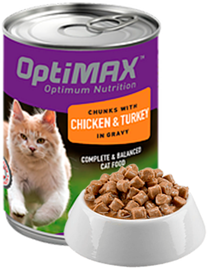 OPTIMAX - Chunks with Chicken & Turkey in Gravy