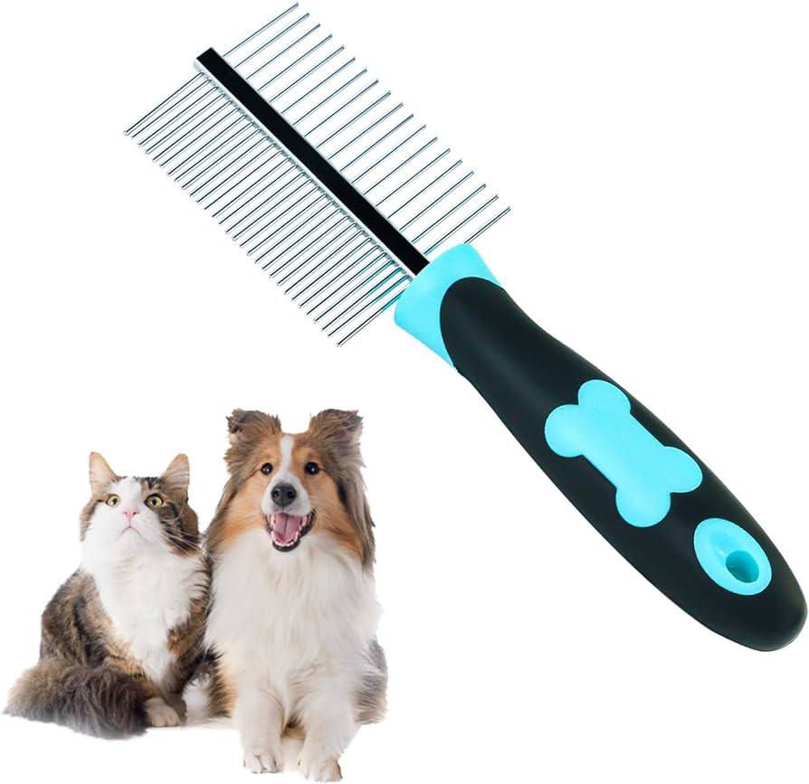PET GROOMING TOOLS - Double Headed Comb