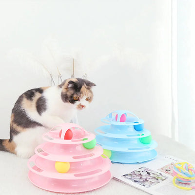 NUNBELL - Tower of Tracks Cat Toy