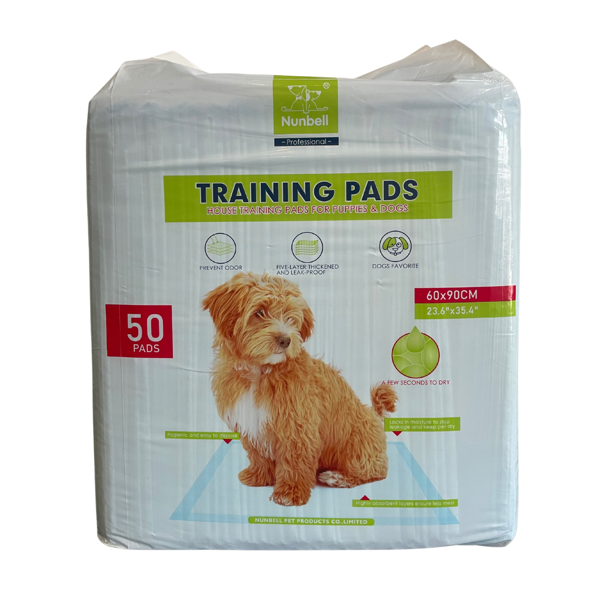 NUNBELL - Pet Training Pads (50 Pieces)