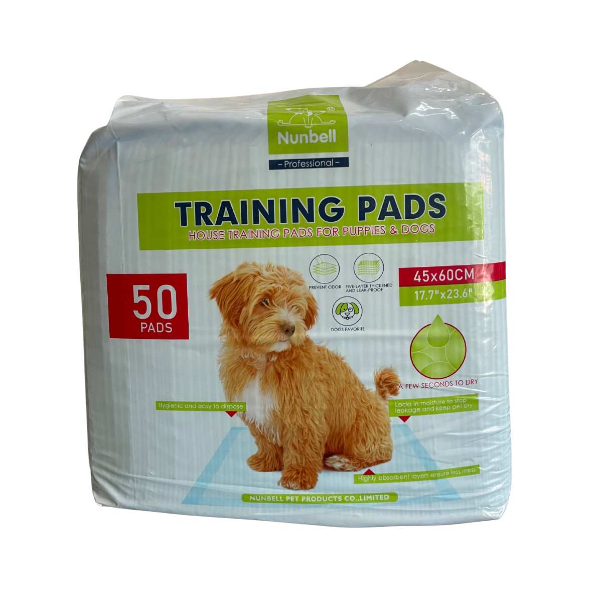NUNBELL - Pet Training Pads (50 Pieces)