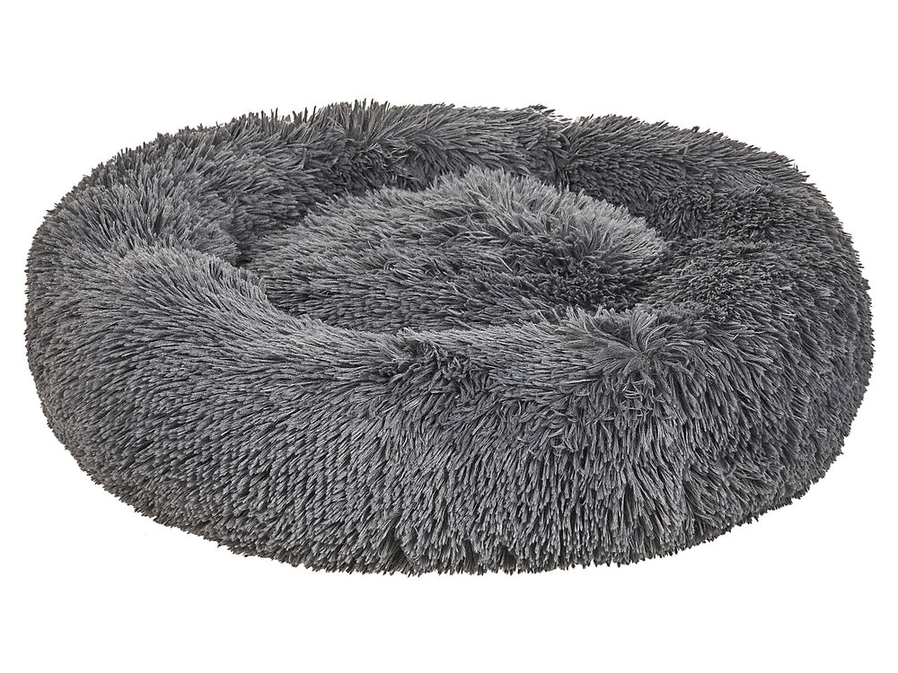 Round Plush Fur Pet Bed