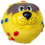 Dog Face Squeaky Ball Toy