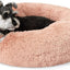 Round Plush Fur Pet Bed