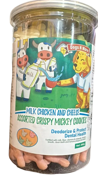 DOG N MORE - Assorted Crispy Mickey Cookies