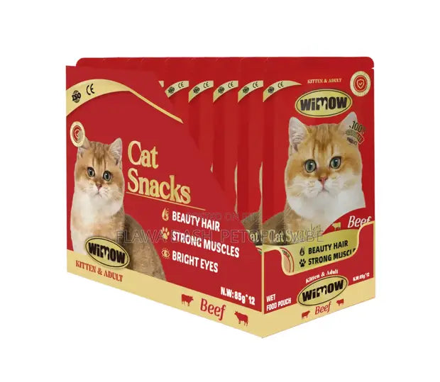 WIMOW – Pouch Kitten & Adult Cat Snacks