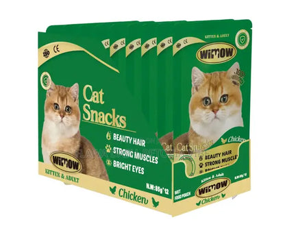 WIMOW – Pouch Kitten & Adult Cat Snacks