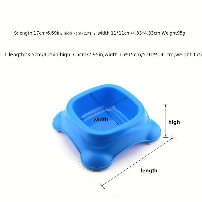 Single Plastic Square Bowl