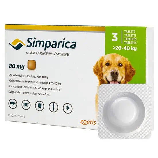 SIMPARICA - Chewable Tablets For Dogs