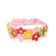 Row Flower Pet Collar