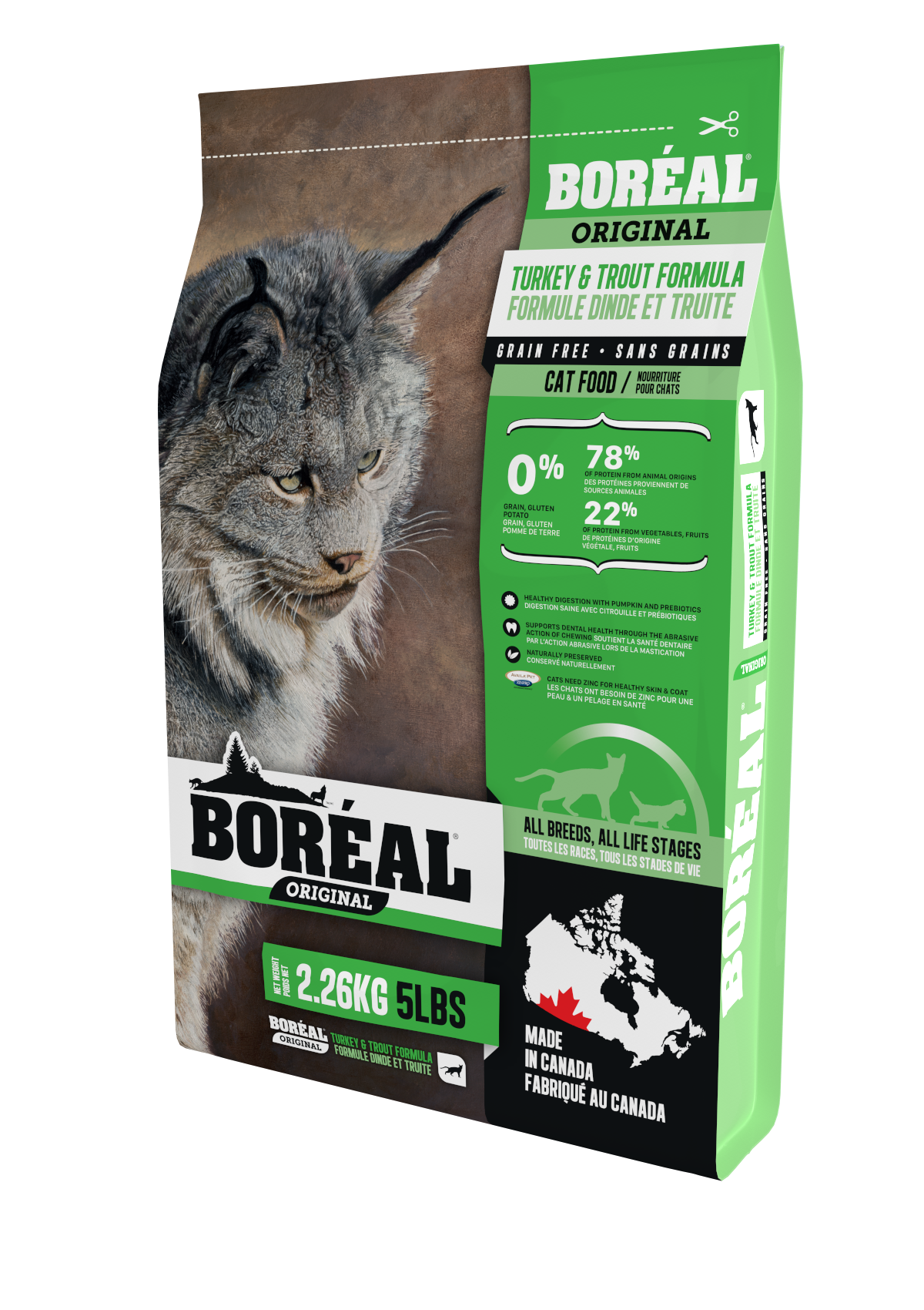 BORÉAL -  Original Turkey & Trout Cat All Breed All Life Stages