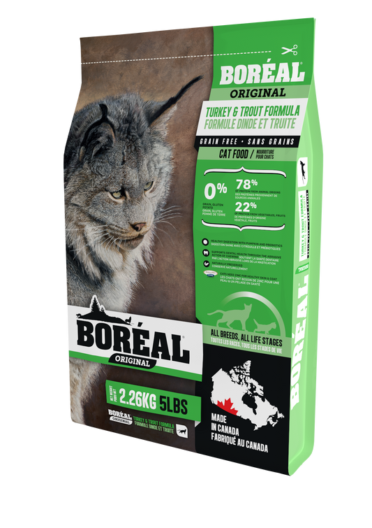 BORÉAL -  Original Turkey & Trout Cat All Breed All Life Stages