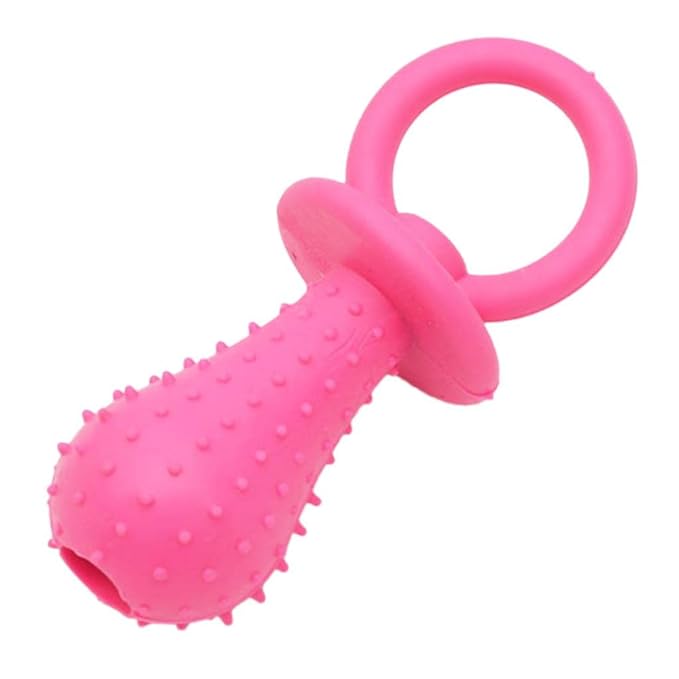 Rubber Pacifier Toy with Bell