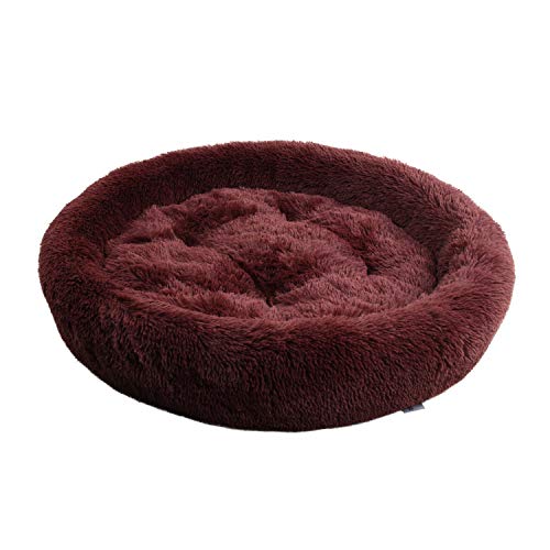 Round Plush Fur Pet Bed