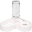 Love Shaped Wall Corner Pet Feeder With Water Bottle