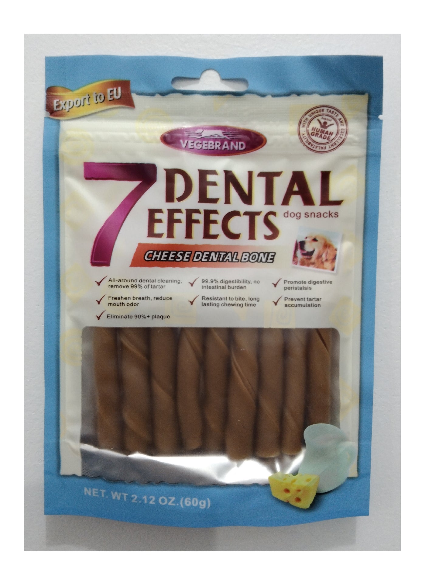 VEGEBRAND - 7 Dental Effects Dog Snacks