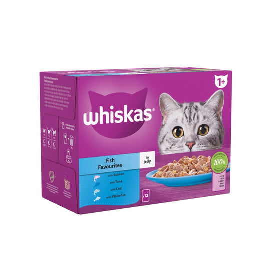 WHISKAS - Fish Favourites In Jelly