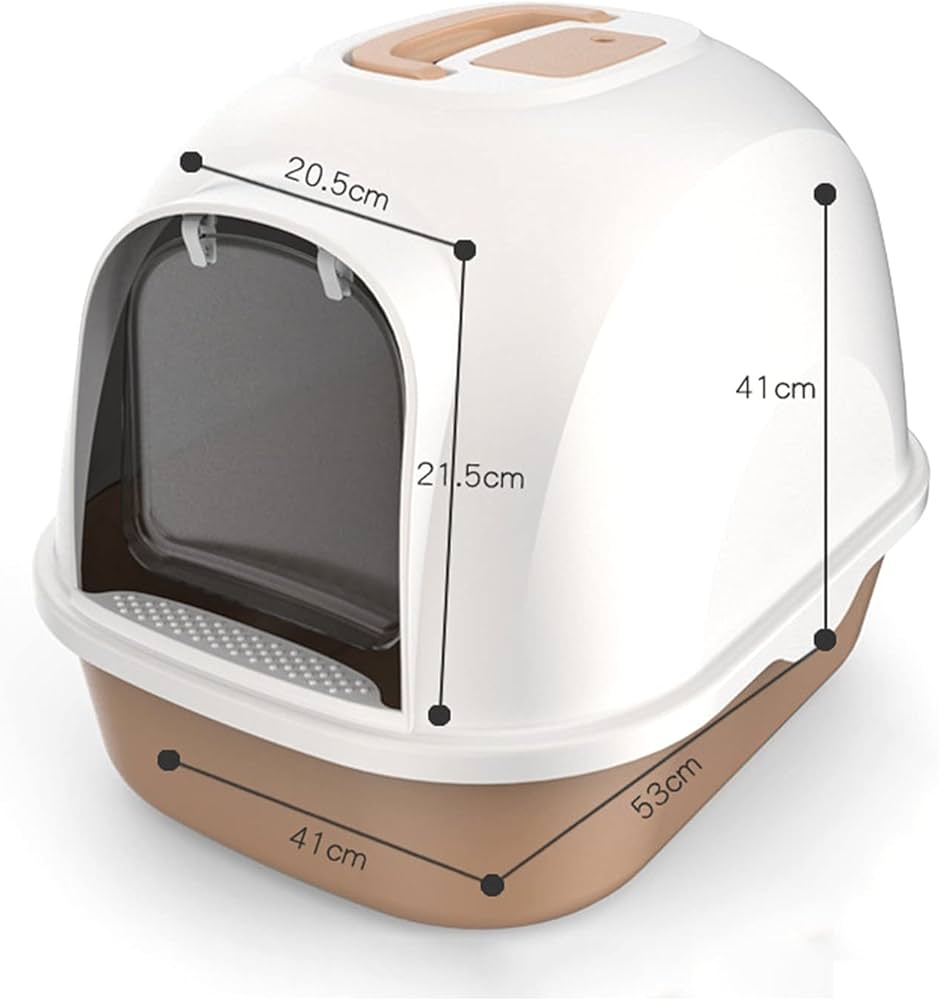 Closed Cat Litter Box With Scoop