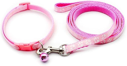 Paw & Print Design Pet Collar and Lead