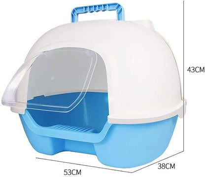 Closed Cat Litter Box With Scoop