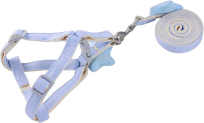 Houndstooth Star Fish Harness and Leash