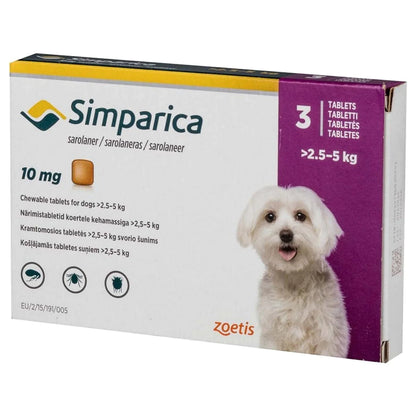 SIMPARICA - Chewable Tablets For Dogs