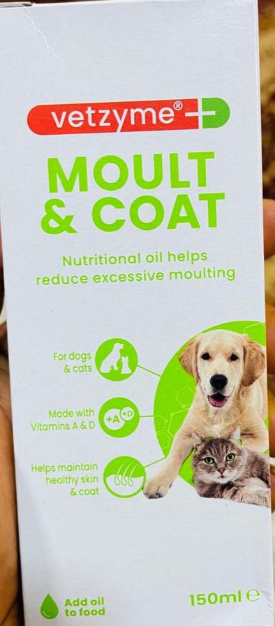 VETZYME - Moult & Coat Nutritional Oil