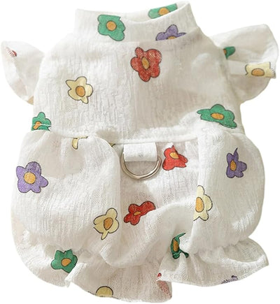 White Flower Pet Cloth