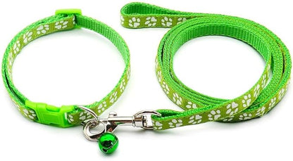 Paw & Print Design Pet Collar and Lead