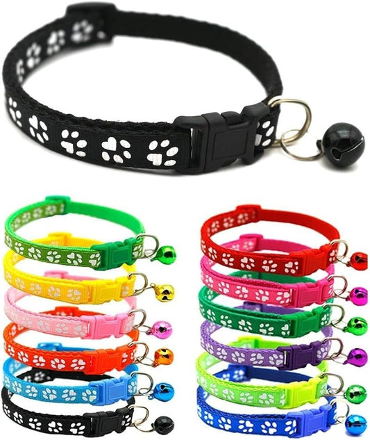 Paw & Print Design Pet Collar