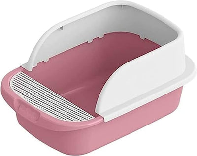 NUNBELL - Semi Closed Open Cat Litter Box With Scoop