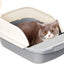 NUNBELL - Semi Closed Open Cat Litter Box With Scoop