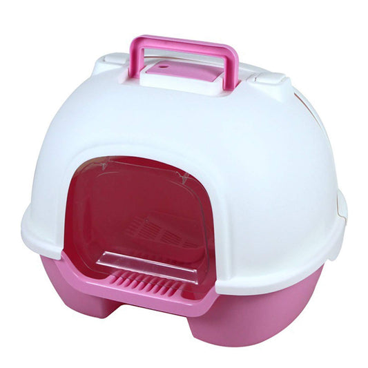 Closed Cat Litter Box With Scoop