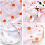 Cute Pocket White Bear Polka Dot Clothes