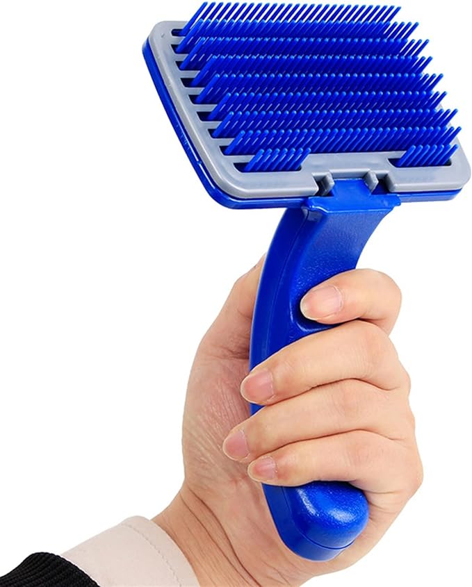 Plastic Self Cleaning Hair Removal Brush